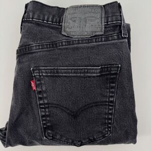 Levi's 541 Athletic Fit Stretch Jeans Men's Black Wash Size 33x30 Denim Pants